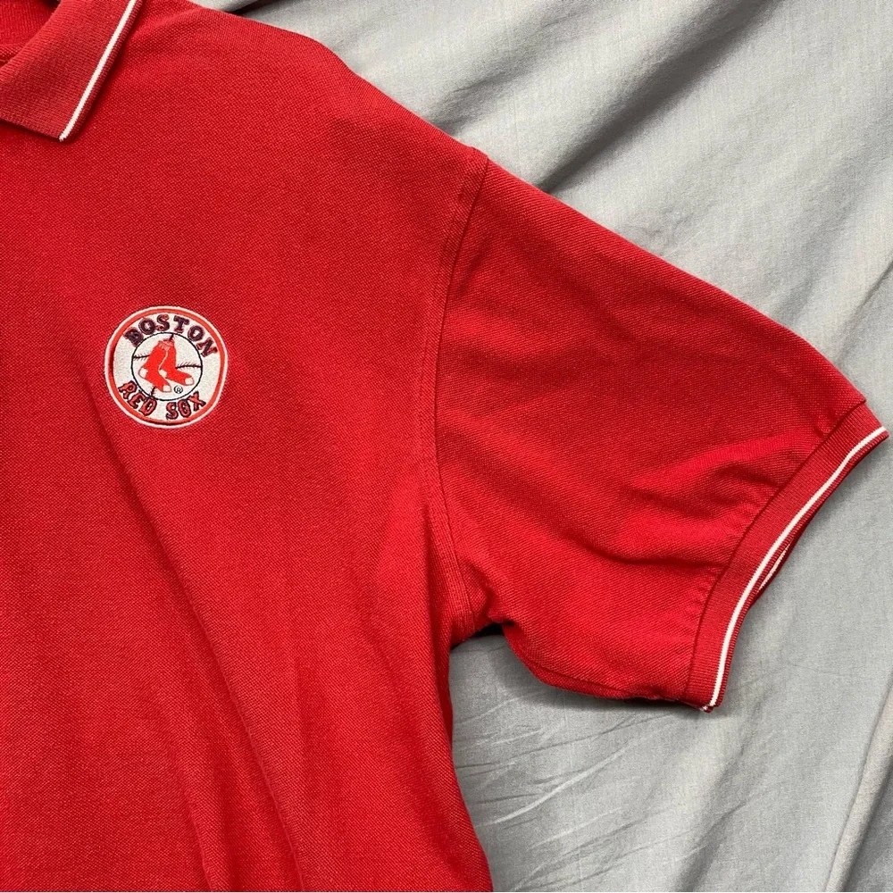 Boston Red Sox Adidas Polo Collar‎ Shirt Size | XL